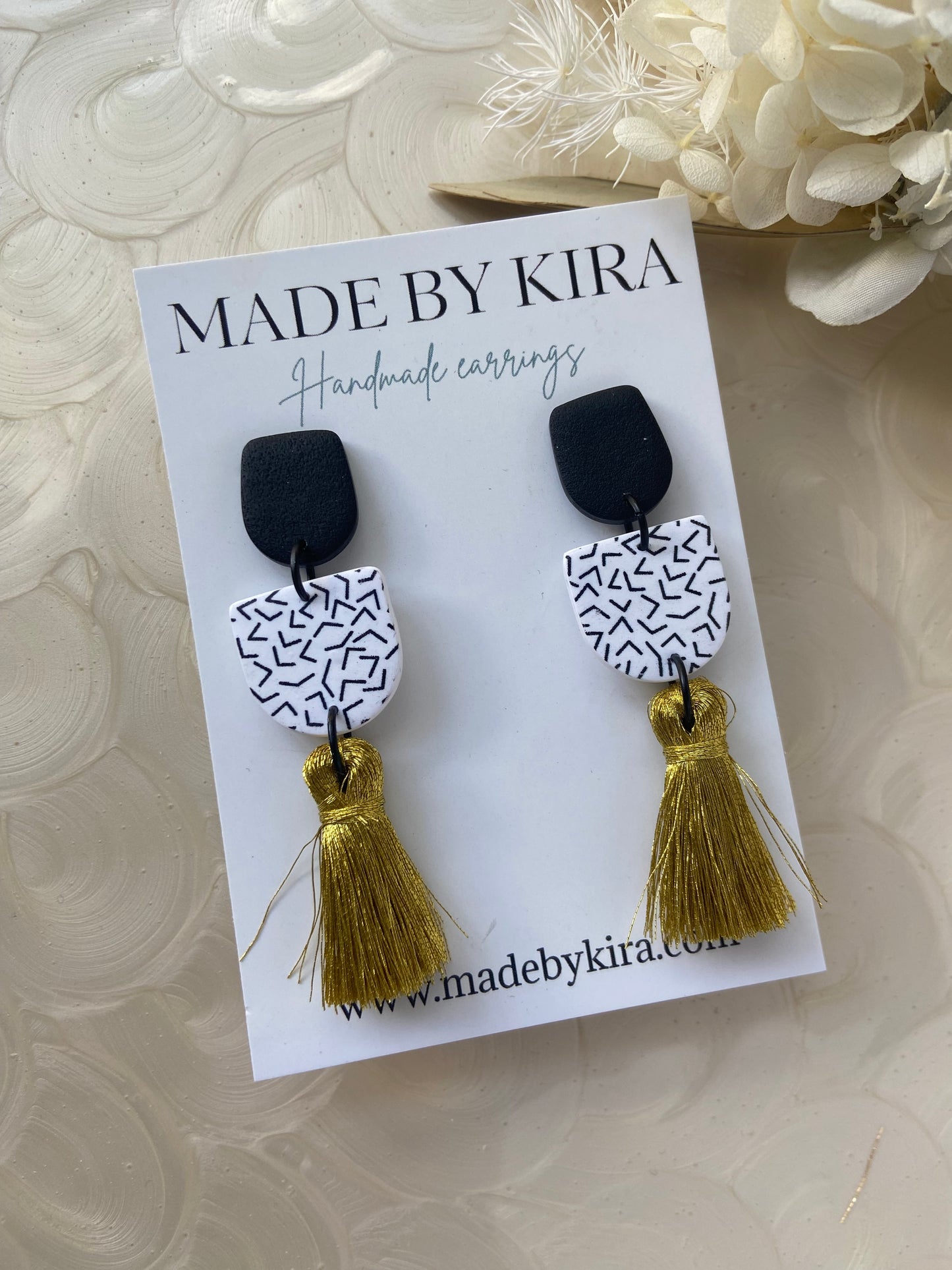 Tassel dangles- gold