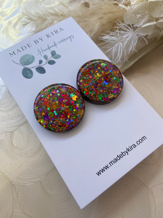 Carnival studs- large