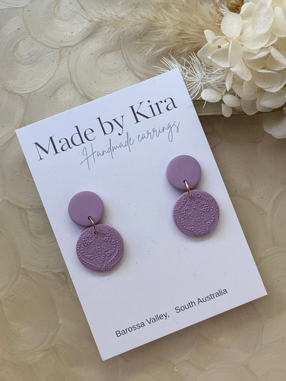 CARLY DANGLES- purple