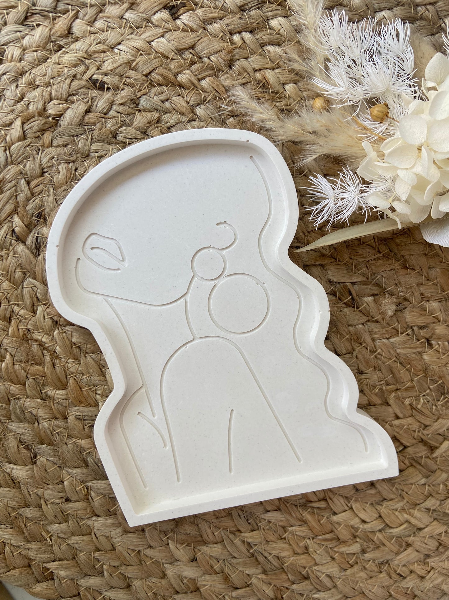 Lady jewellery tray- beige