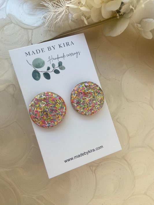 Poppy studs- large