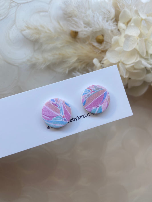 Pastel eucalyptus 15mm studs