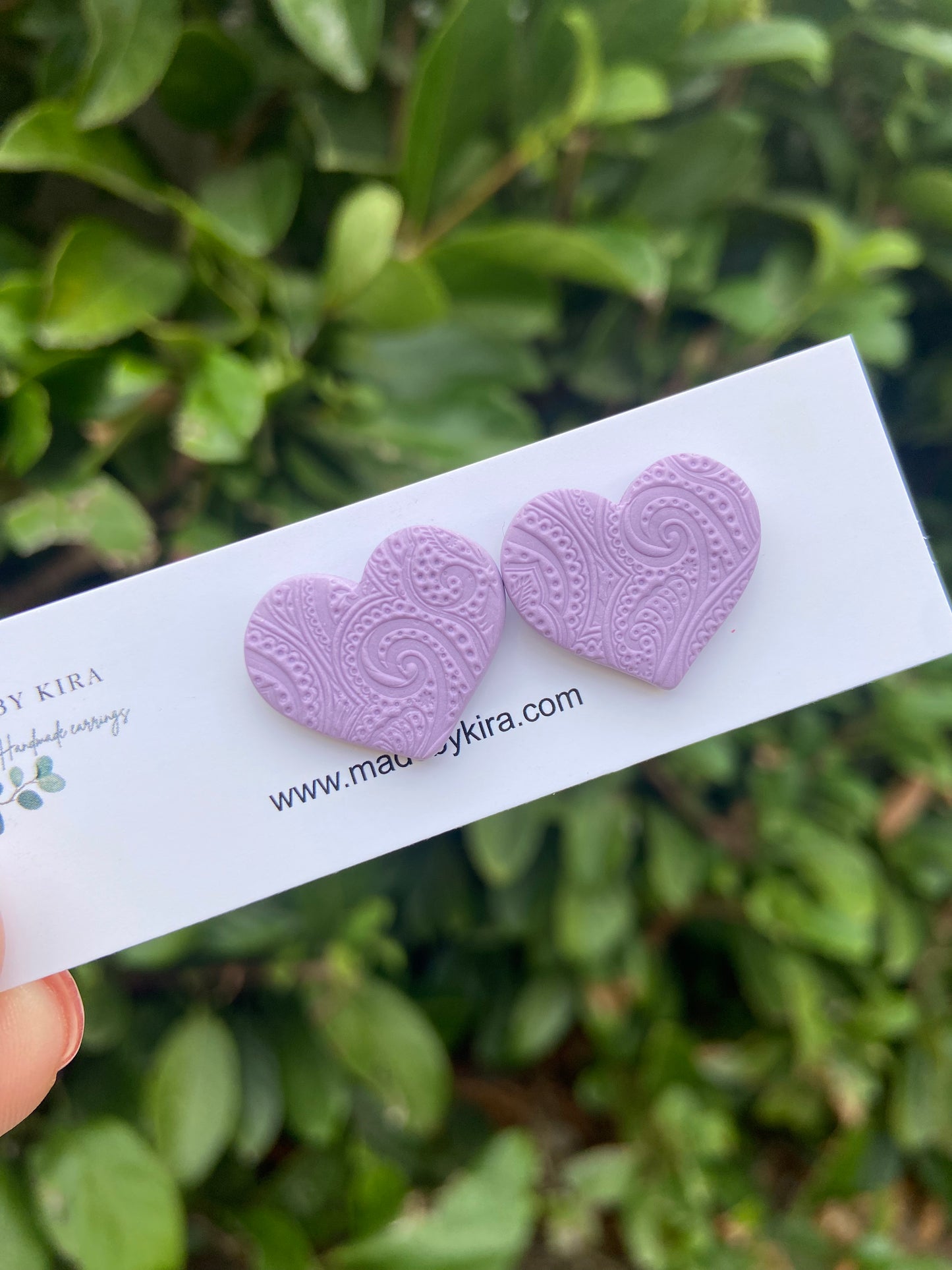 Romance hearts- purple